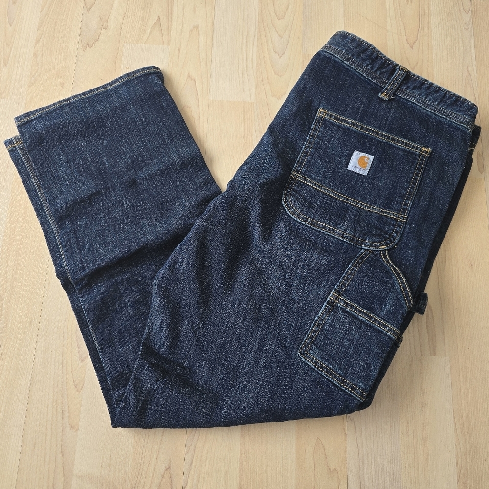 Carhartt Carpenter Jeans Women's Slim Fit Size 16 short
